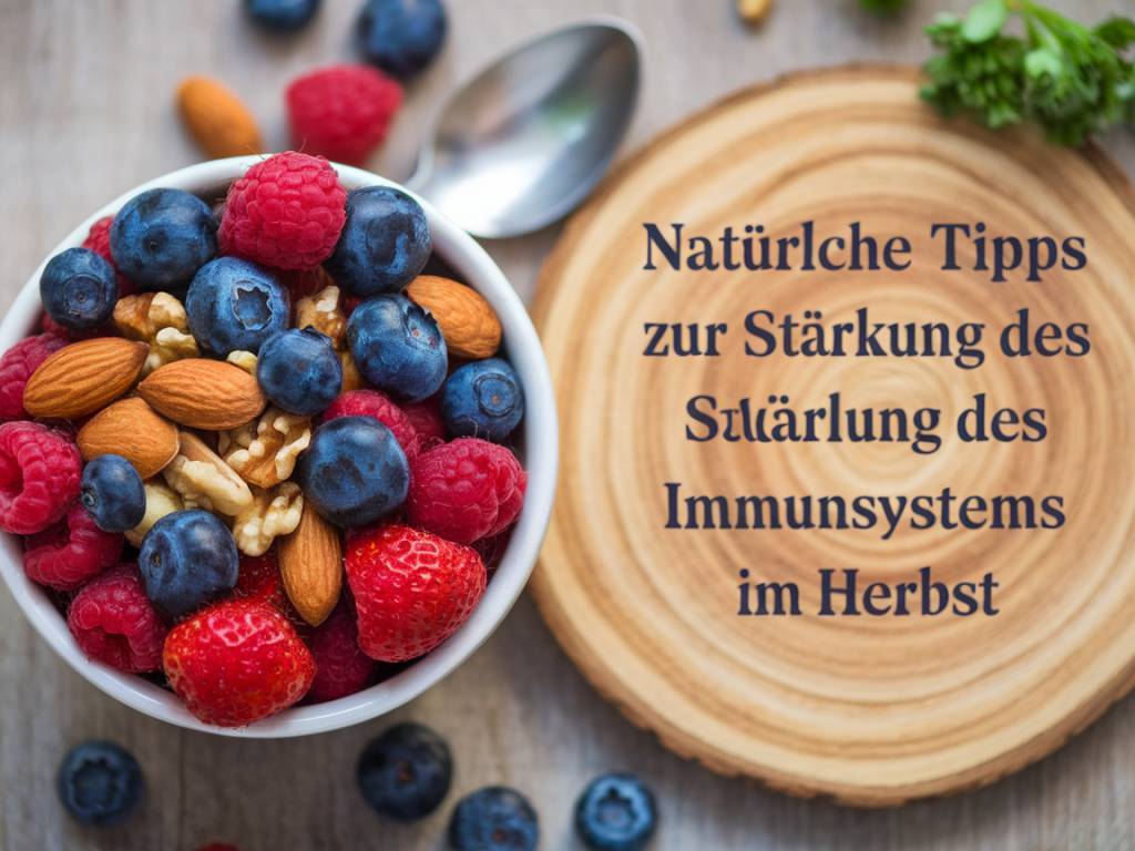 Natürliche tipps zur stärkung des immunsystems im herbst