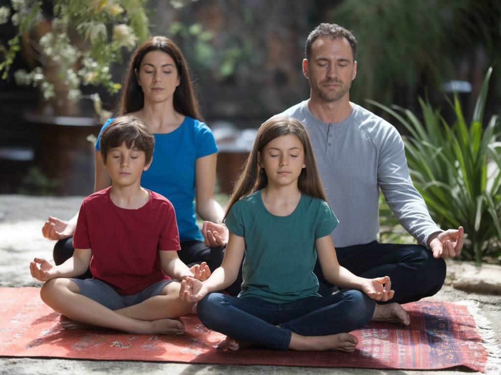 Meditationstechniken für eltern und kinder im alltag