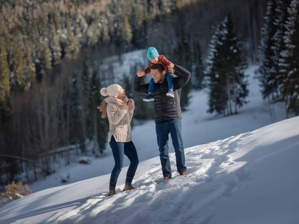 Winterliche aktivitäten für familie: spaß im schnee