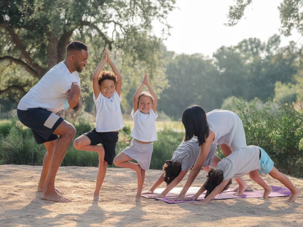 Yoga für die ganze familie: gemeinsam entspannen und stärken